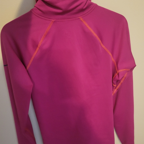 Nike Pro Pink and Purple Long Sleeve Top - Picture 4 of 4